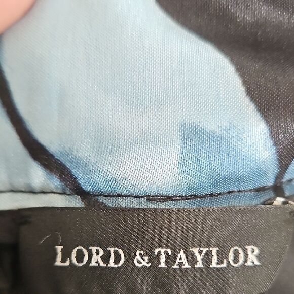 Lord & Taylor Black Floral Maxi Skirt With Petticoat - Picture 2 of 16